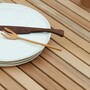 Carl Hansen & Søn AH Outdoor Dining Table Teak unbehandelt, B: 98.5 cm / T: 100 cm 