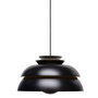 Fritz Hansen Pendelleuchte 'Concert' P1 - Ø: 32 cm / H: 16.6 cm , Schwarz matt