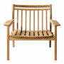 FDB Mobler M6 Sammen Lounge chair Teak Natur