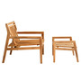 FDB Mobler M6 Sammen Lounge chair Teak Natur