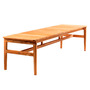 FDB Mobler M10 Sammen 3-Seater w/o back Teak Natur