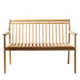 FDB Mobler M12 Sammen 2-seater with back Teak Natur