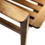 FDB Mobler M12 Sammen 2-seater with back Teak Natur