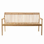 FDB Mobler M11 Sammen with back Teak Natur