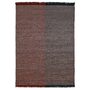 Nanimarquina Re-Rug B: 170 cm / L: 240 cm , Ziegelrot / Blaugrün