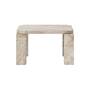 New Works Atlas Coffee Table Travertin ungefüllt, B: 60 cm / T: 60 cm / H: 35 cm 