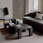 New Works Atlas Coffee Table Marmor Costa schwarz, B: 82 cm / T: 82 cm / H: 26 cm 