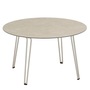 Weishäupl Runder Tisch 'Slope' Lichtgrau 09, Beige 1