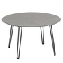 Weishäupl Runder Tisch 'Slope' Grau-Metallic 08, Steingrau 3