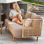 Cane-line Sense 3-Sitzer Sofa Taupe