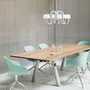 HAY Apollo Chandelier 6 Arms Opalglas weiss