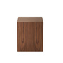 New Works Mass Side Table Standardvariante, Walnussfurnier