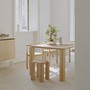 New Works Atlas Stool Eiche geräuchert, H: 44 cm