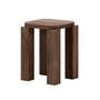 New Works Atlas Stool Eiche geräuchert, H: 44 cm