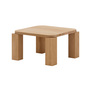 New Works Atlas Coffee Table Wood Eiche natur, B: 60 cm / T: 60 cm / H: 36 cm 