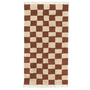 Ferm Living Mara Washable Rug B: 90 cm / L: 250 cm , Rotbraun
