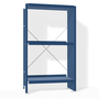 Lehni Aluminium-Regal Höhe: 75 cm Lehniblau, B: 44 cm, T: 25 cm