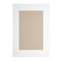 MY BENI Teppich EF-DC002 B: 100 cm / L: 140 cm , Camel Beige / Wollweiss