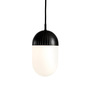 Woud Dot Pendants Rauchglas / Metall satiniert, H: 21 cm