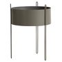 Woud Pidestall Planter Large Taupe, Ø: 40 cm / H: 55 cm
