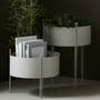 Woud Pidestall Planter Large Schwarz, Ø: 40 cm / H: 55 cm