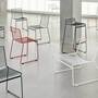 HAY Hee Bar Stool Schwarz , H: 75 cm 