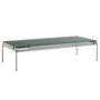 &Tradition Sett Coffee Table LN12 & LN13 Dark Chrome, B: 140 cm / T: 60 cm, Verde Guatemala Marmor