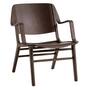 &Tradition Lounge Chair AX HM11 Eiche lackiert / Walnuss