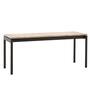 &Tradition Ville Bench AV27 & AV28 Warm Black, B: 110 cm