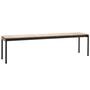 &Tradition Ville Bench AV27 & AV28 Warm Black, B: 180 cm