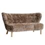 &Tradition Sofa 'Little Petra VB2' Eiche geölt, Sahara - Sheepskin