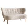 &Tradition Sofa 'Little Petra VB2' Eiche geölt, Moonlight - Sheepskin