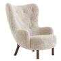 &Tradition Petra Lounge Chair VB3 Eiche geölt, Sahara - Sheepskin