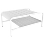 Fermob Luxembourg Niedriger Tisch 90 x 55 cm Weiss 01, B: 90 cm / T: 55 cm