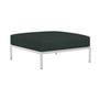 Houe LEVEL Ottoman Muted White 43, Alpine 44 - Sunbrella Heritage