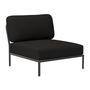 Houe Level Chair Dark Grey 51, Char 68 - Sunbrella Heritage