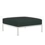 Houe Level 2 Ottoman Muted White 43, Alpine 44 - Sunbrella Heritage