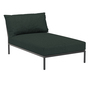 Houe Level 2 Chaiselongue Dark Grey 51, Alpine 44 - Sunbrella Heritage