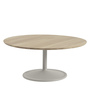 Muuto Soft Coffee Table Eiche geölt / Grau, Ø: 95 cm