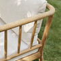 Skagerak by Fritz Hansen Tradition Lounge Chair Teakholz unbehandelt, Charcoal - Agora Panama
