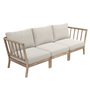 Skagerak by Fritz Hansen Tradition End Module Teakholz unbehandelt, Charcoal - Agora Panama