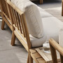 Skagerak by Fritz Hansen Tradition Lounge Table Teakholz unbehandelt, H: 40.5 cm
