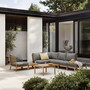 Skagerak by Fritz Hansen Tradition Lounge Table Teakholz unbehandelt, H: 40.5 cm