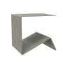 Müller Small Living Beistelltisch 'BUK' Kieselgrau - RAL 7032
