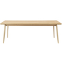 FDB Mobler C65 Åstrup Dining Table Eiche lackiert, B: 220 cm - 330 cm (ausgezogen) / T: 100 cm