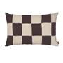 Ferm Living Fold Patchwork Cushion B: 60 cm / H: 40 cm, Coffee