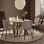 Ferm Living Stille Tufted Rug Ø: 240 cm, Ash Brown