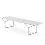 Knoll International Bertoia Bench von 'Knoll' Weiss, Chrom