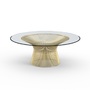 Knoll International Gold - Couchtisch 'Platner' Von Knoll International  B: 107 cm