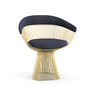 Knoll International Gold Armchair Platner Von Knoll International  Circa Blue